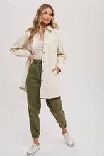 Load image into Gallery viewer, NEW! Tanna Oversized Corduroy Shacket - Ecru