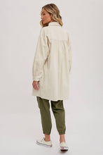 Load image into Gallery viewer, NEW! Tanna Oversized Corduroy Shacket - Ecru