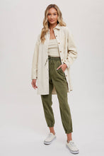 Load image into Gallery viewer, NEW! Tanna Oversized Corduroy Shacket - Ecru