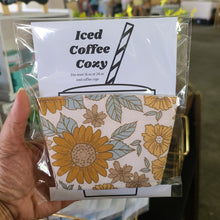 Load image into Gallery viewer, Iced Coffee Cozy - Fall Pretty Floral