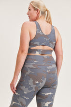 Load image into Gallery viewer, CURVY Camo Cut-out Sports bra