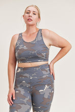 Load image into Gallery viewer, CURVY Camo Cut-out Sports bra