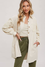 Load image into Gallery viewer, NEW! Tanna Oversized Corduroy Shacket - Ecru