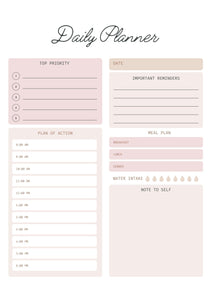 Daily Planner - Free Printable